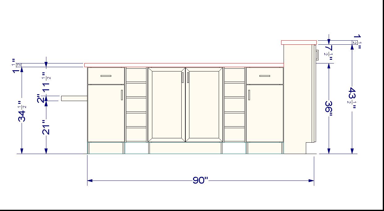 Standard Kitchen Base Cabinet Height